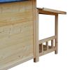 Durable Waterproof Dog Houses for Small Medium Large Dogs Outdoor & Indoor, Wooden Puppy Shelter Large Doghouse with Porch for Winter